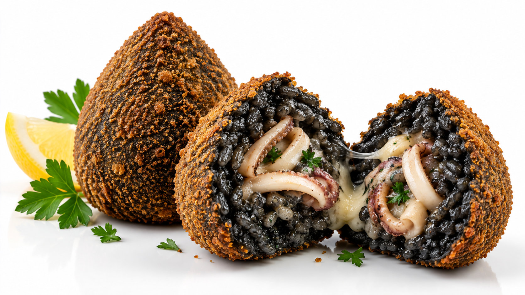 Arancina de Tinta de Sepia